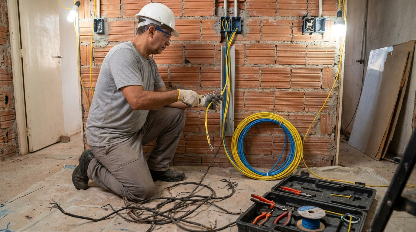 Adequação de Fiação em Limeira‑SP