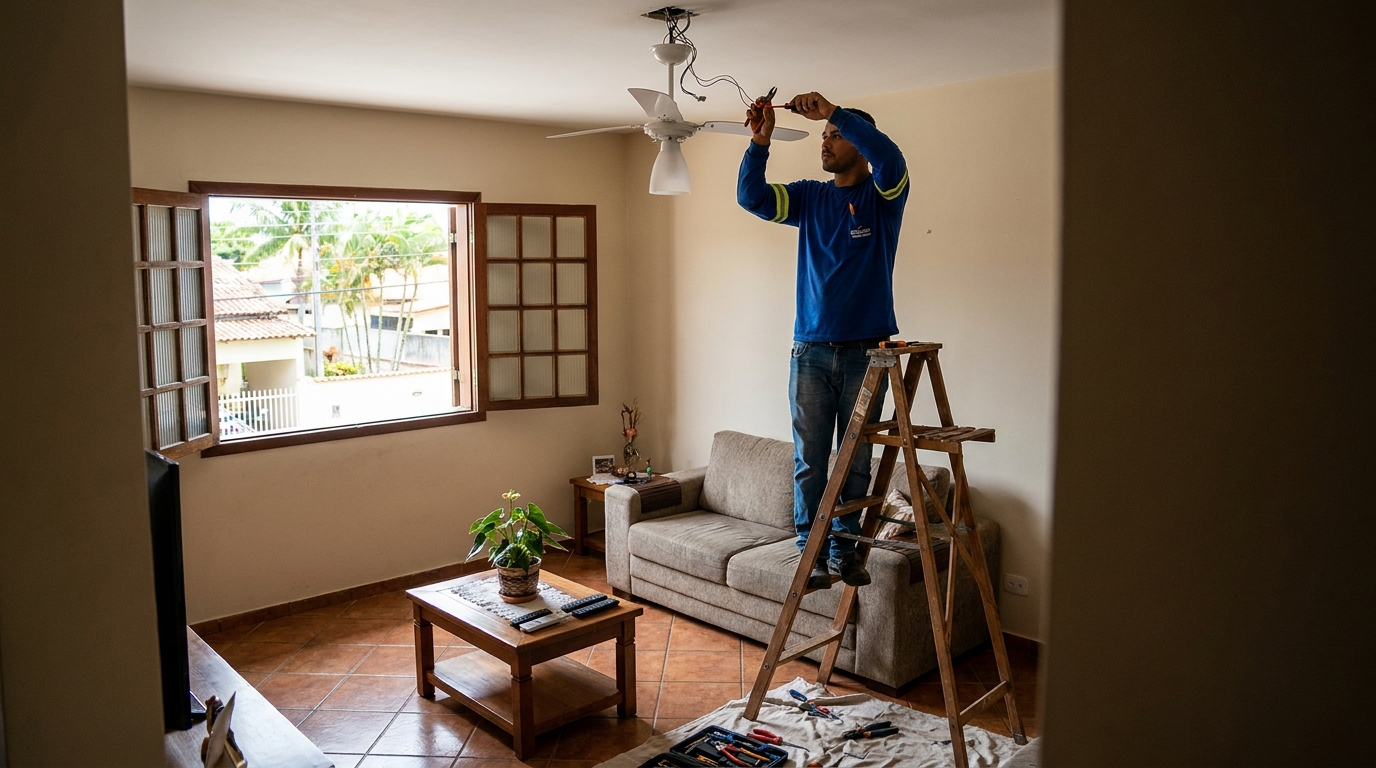 Reforço de Suporte no Teto em Limeira‑SP